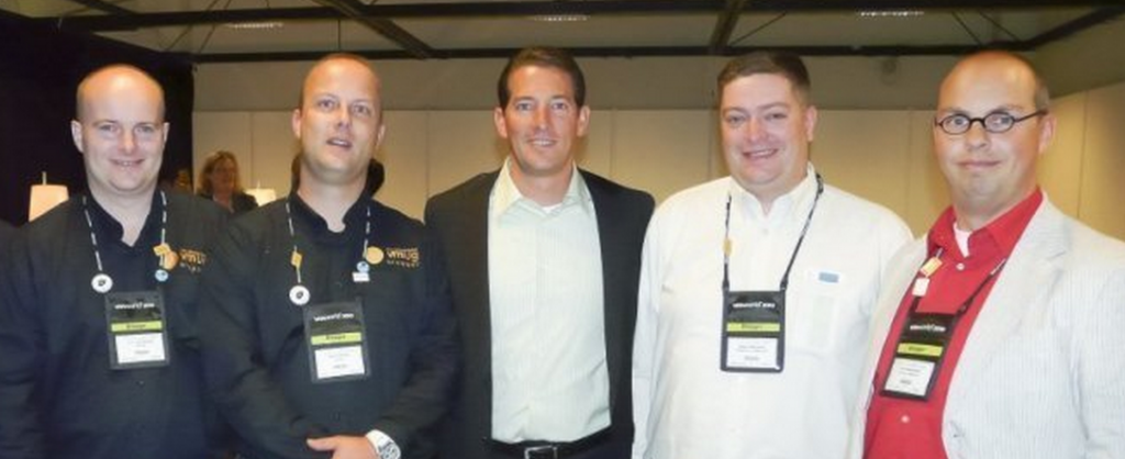 The VMguru team with former VMware CTO Steve Herrod at VMworld 2010